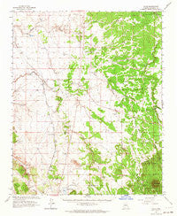Valle Arizona Historical topographic map, 1:62500 scale, 15 X 15 Minute, Year 1962