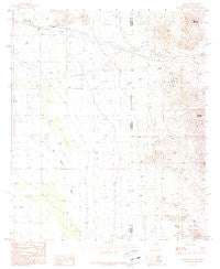Vanar Arizona Historical topographic map, 1:24000 scale, 7.5 X 7.5 Minute, Year 1987