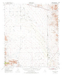 Vanar Arizona Historical topographic map, 1:62500 scale, 15 X 15 Minute, Year 1950