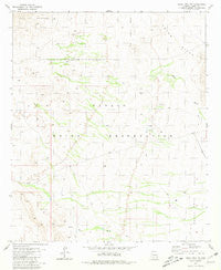 Vekol Mts. NE Arizona Historical topographic map, 1:24000 scale, 7.5 X 7.5 Minute, Year 1981