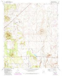 Vernon Arizona Historical topographic map, 1:24000 scale, 7.5 X 7.5 Minute, Year 1971