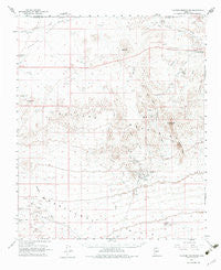 Vulture Mountains Arizona Historical topographic map, 1:62500 scale, 15 X 15 Minute, Year 1961