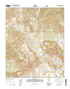 Walnut Grove Arizona Current topographic map, 1:24000 scale, 7.5 X 7.5 Minute, Year 2014