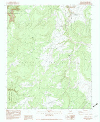 White Clay Arizona Historical topographic map, 1:24000 scale, 7.5 X 7.5 Minute, Year 1983