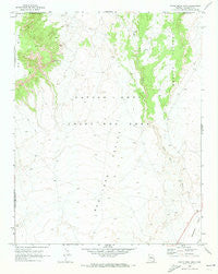 White Mesa Arch Arizona Historical topographic map, 1:24000 scale, 7.5 X 7.5 Minute, Year 1970