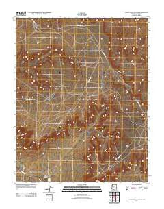 White Area Canyon Arizona Historical topographic map, 1:24000 scale, 7.5 X 7.5 Minute, Year 2011
