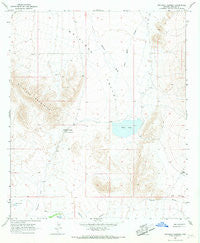 Whitlock Cienega Arizona Historical topographic map, 1:24000 scale, 7.5 X 7.5 Minute, Year 1966