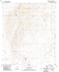 Whitlock Peak Arizona Historical topographic map, 1:24000 scale, 7.5 X 7.5 Minute, Year 1986
