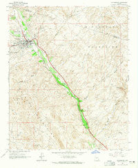 Wickenburg Arizona Historical topographic map, 1:24000 scale, 7.5 X 7.5 Minute, Year 1964