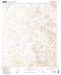 Wilbur Canyon Arizona Historical topographic map, 1:24000 scale, 7.5 X 7.5 Minute, Year 1980