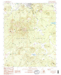 Williams South Arizona Historical topographic map, 1:24000 scale, 7.5 X 7.5 Minute, Year 1989