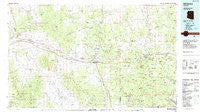 Williams Arizona Historical topographic map, 1:100000 scale, 30 X 60 Minute, Year 1983