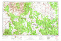 Williams Arizona Historical topographic map, 1:250000 scale, 1 X 2 Degree, Year 1956