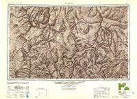 Williams Arizona Historical topographic map, 1:250000 scale, 1 X 2 Degree, Year 1948
