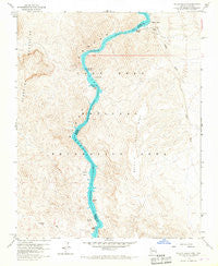 Willow Beach Arizona Historical topographic map, 1:24000 scale, 7.5 X 7.5 Minute, Year 1959