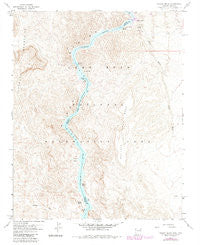 Willow Beach Arizona Historical topographic map, 1:24000 scale, 7.5 X 7.5 Minute, Year 1959