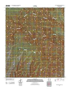 Willow Mountain Arizona Historical topographic map, 1:24000 scale, 7.5 X 7.5 Minute, Year 2011