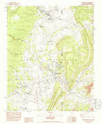 Window Rock Arizona Historical topographic map, 1:24000 scale, 7.5 X 7.5 Minute, Year 1983