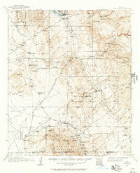 Winkelman Arizona Historical topographic map, 1:125000 scale, 30 X 30 Minute, Year 1911