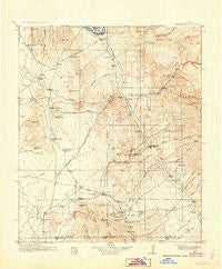 Winkelman Arizona Historical topographic map, 1:125000 scale, 30 X 30 Minute, Year 1913