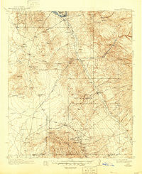 Winkelman Arizona Historical topographic map, 1:125000 scale, 30 X 30 Minute, Year 1913