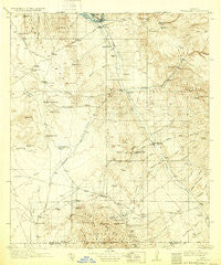 Winkelman Arizona Historical topographic map, 1:125000 scale, 30 X 30 Minute, Year 1913