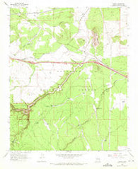Winona Arizona Historical topographic map, 1:24000 scale, 7.5 X 7.5 Minute, Year 1968