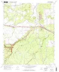 Winona Arizona Historical topographic map, 1:24000 scale, 7.5 X 7.5 Minute, Year 1968