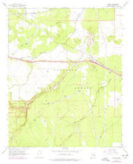 Winona Arizona Historical topographic map, 1:24000 scale, 7.5 X 7.5 Minute, Year 1968
