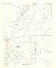 Winslow 2 SW Arizona Historical topographic map, 1:24000 scale, 7.5 X 7.5 Minute, Year 1955