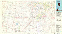 Winslow Arizona Historical topographic map, 1:100000 scale, 30 X 60 Minute, Year 1982