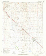 Wittmann Arizona Historical topographic map, 1:24000 scale, 7.5 X 7.5 Minute, Year 1965