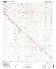 Wittmann Arizona Historical topographic map, 1:24000 scale, 7.5 X 7.5 Minute, Year 1965
