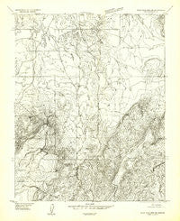 Wolf Hole Mtn. NE Arizona Historical topographic map, 1:24000 scale, 7.5 X 7.5 Minute, Year 1954