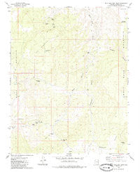 Wolf Hole Mtn West Arizona Historical topographic map, 1:24000 scale, 7.5 X 7.5 Minute, Year 1979