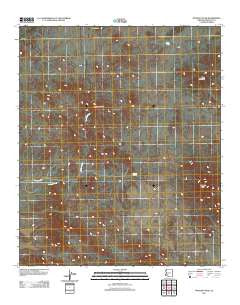 Woolsey Peak Arizona Historical topographic map, 1:24000 scale, 7.5 X 7.5 Minute, Year 2011