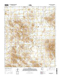 Woolsey Peak Arizona Current topographic map, 1:24000 scale, 7.5 X 7.5 Minute, Year 2014