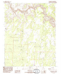 Wrather Arch Arizona Historical topographic map, 1:24000 scale, 7.5 X 7.5 Minute, Year 1985