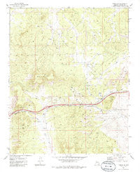 Yampai SE Arizona Historical topographic map, 1:24000 scale, 7.5 X 7.5 Minute, Year 1981