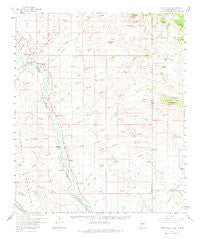 York Valley Arizona Historical topographic map, 1:62500 scale, 15 X 15 Minute, Year 1959