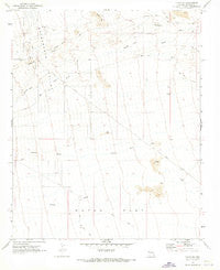 Yucca SE Arizona Historical topographic map, 1:24000 scale, 7.5 X 7.5 Minute, Year 1970