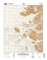 Yucca NE Arizona Current topographic map, 1:24000 scale, 7.5 X 7.5 Minute, Year 2014