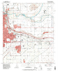 Yuma East Arizona Historical topographic map, 1:24000 scale, 7.5 X 7.5 Minute, Year 1994