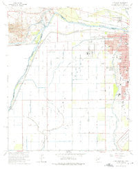 Yuma West Arizona Historical topographic map, 1:24000 scale, 7.5 X 7.5 Minute, Year 1965