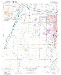 Yuma West Arizona Historical topographic map, 1:24000 scale, 7.5 X 7.5 Minute, Year 1965