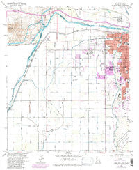 Yuma West Arizona Historical topographic map, 1:24000 scale, 7.5 X 7.5 Minute, Year 1965