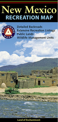 Buy map New Mexico Recreation Map by Benchmark Maps