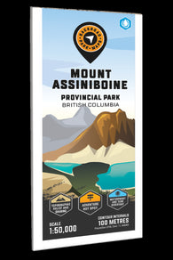 Buy map Mount Assiniboine Provincial Park Adventure Topographic Map