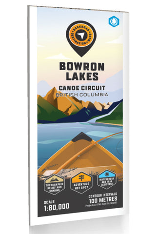 Buy map Bowron Lakes Canoe Circuit Adventure Topographic Map