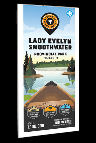 Buy map Lady Evelyn Smoothwater Provincial Park Adventure Topographic Map